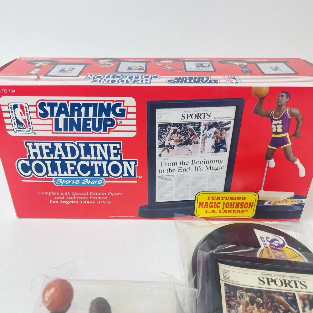 Starting Lineup Magic Johnson Headline Collection Figure